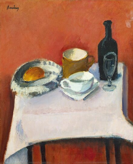 Berény Róbert (1887-1953): Reggelizőasztal, 1928 körül