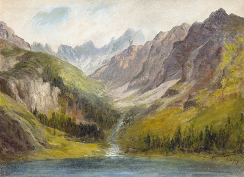 Telepy Károly (1828-1906): A Felka-völgy (Magas Tátra)