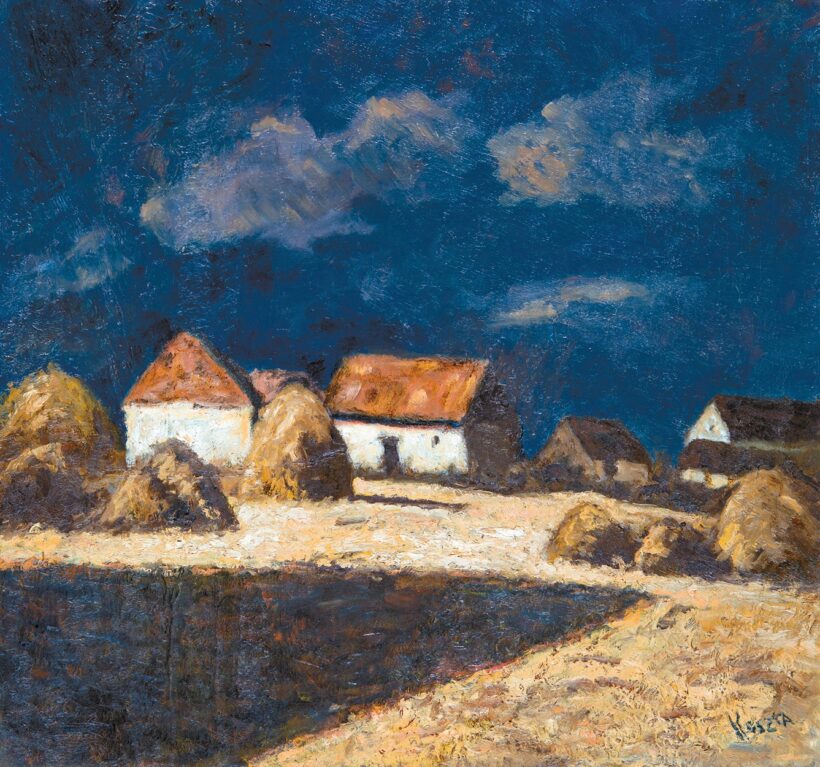 Koszta József (1861-1949): Vihar előtti fények