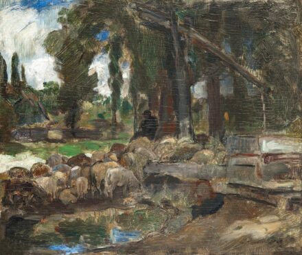 Iványi Grünwald Béla (1867-1940): Itatás