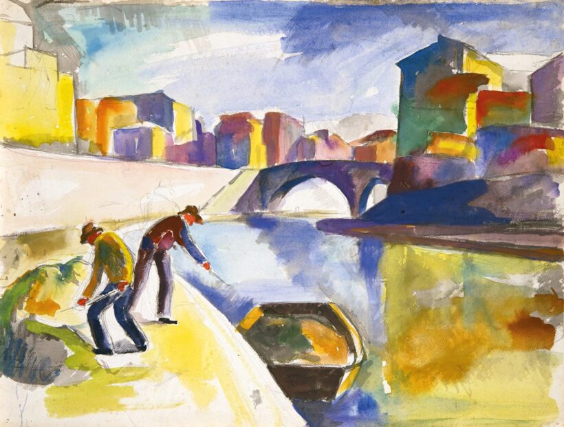 Patkó Károly (1895-1941): Isola Tiberina, 1930 körül