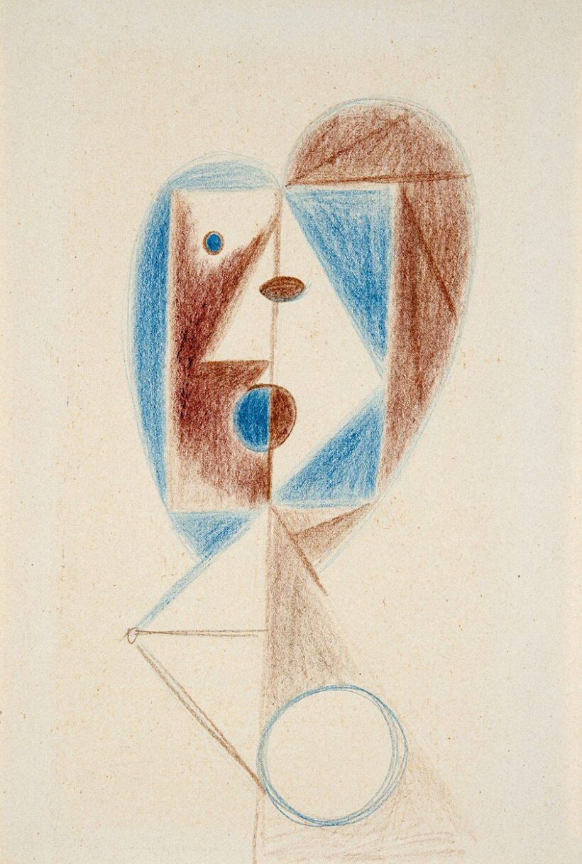 Korniss Dezső (1908-1984): Fej, 1937 körül
