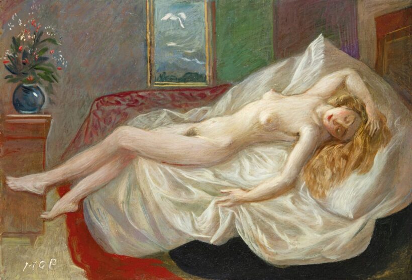 Molnár C. Pál (1894-1981): Danae, 1970