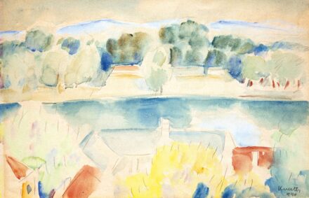 Kmetty János (1889-1975): Duna-part, 1940