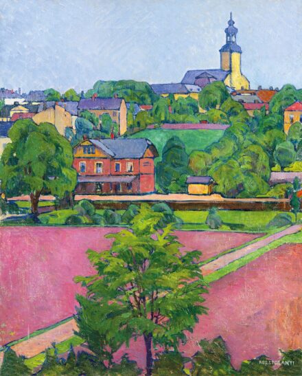 Kosztolányi Kann Gyula (1868-1945): Kisváros (Boberthal), 1912 körül