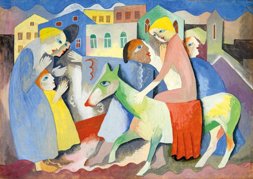 Kádár Béla (1877-1956): Lánykérés, 1924-1925 körül