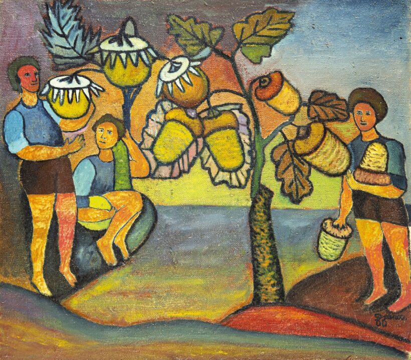 Balázs János (1905-1977): Makkszüret
