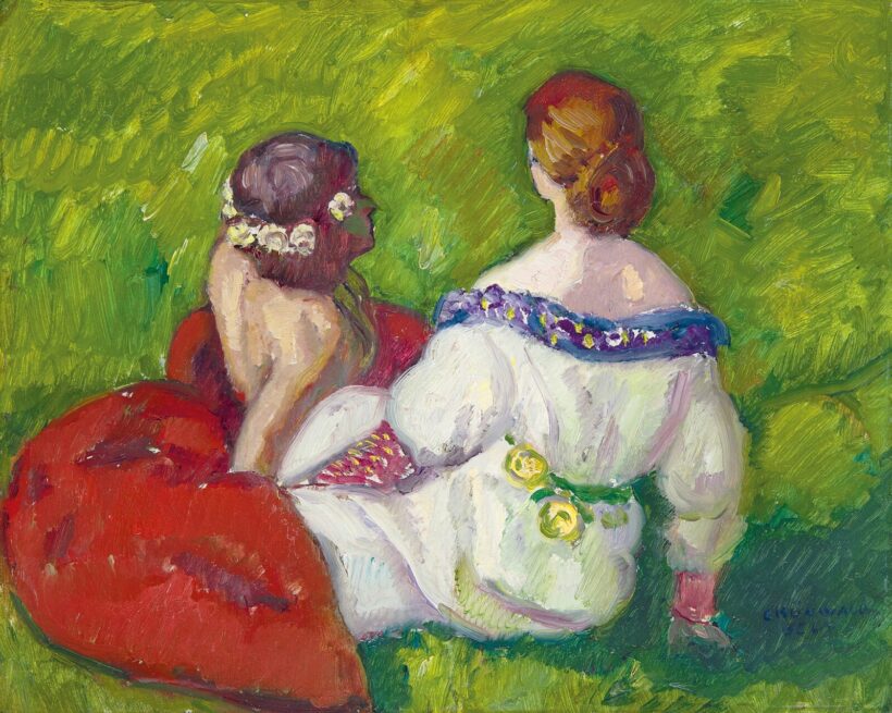 Iványi Grünwald Béla (1867-1940): Szerelmespár, 1900-1906 között
