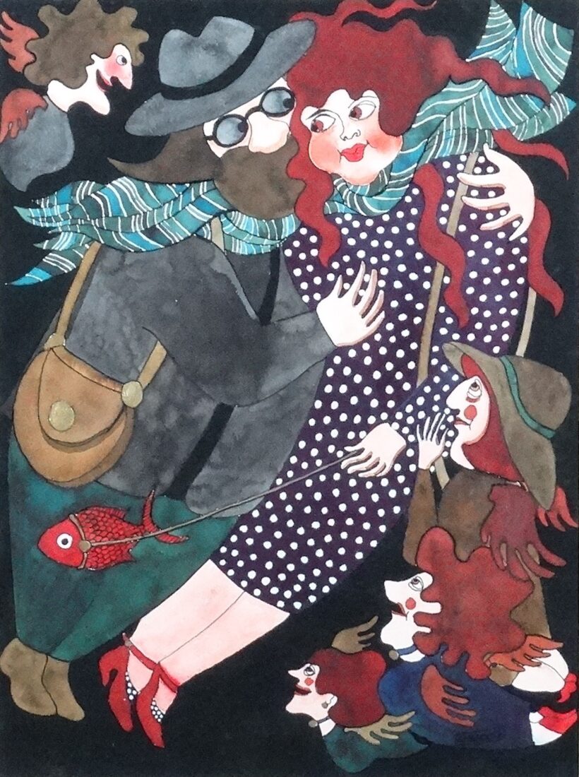 Gerlóczy Bea (1952) : Szélben 2000
