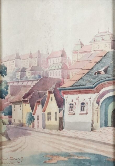 Tibai Takács János (1876 - 1943) : Tabán 1929.