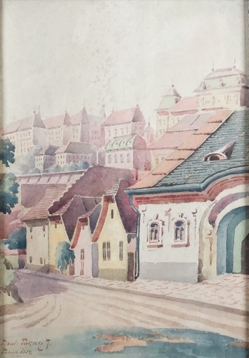 Tibai Takács János (1876 - 1943) : Tabán 1929.