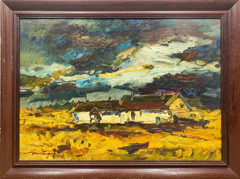 Weintrager Adolf (1928-1987): Vihar után - Image 2