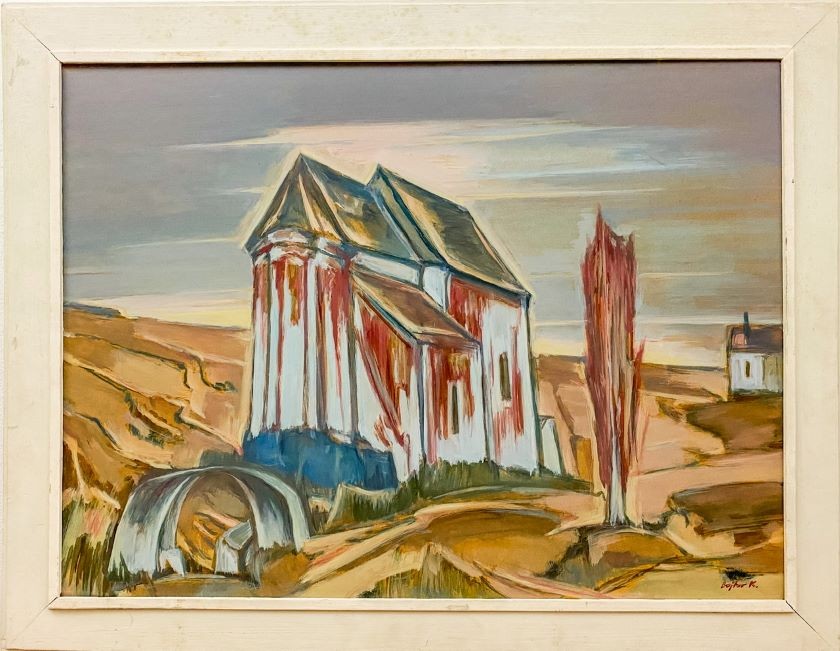 Bojtor Károly (1933-1999): Veszprém műemlék templom - Image 2