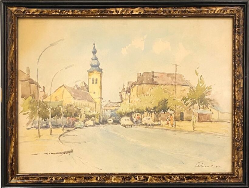 Artner Ferenc (1904-1981): Szombathely városrész - Image 2