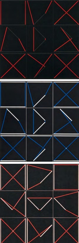 Mengyán András (1945): Kompozíció - 3 műalkotás, 1975
