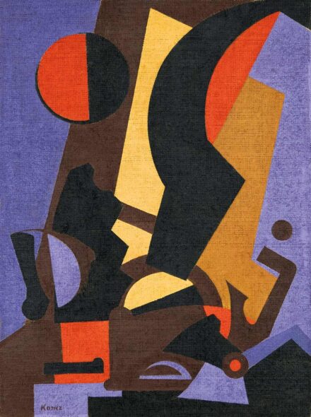Koncz Béla (1925-2002): Régi tárgyak II., 1967 körül