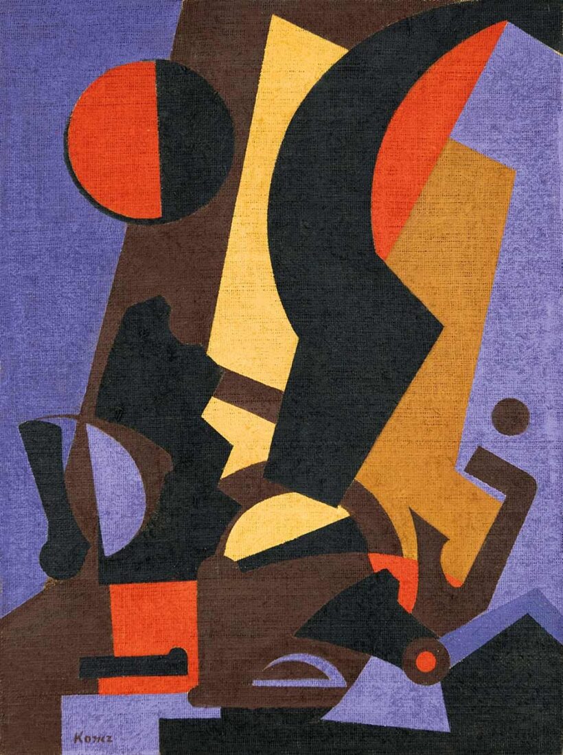 Koncz Béla (1925-2002): Régi tárgyak II., 1967 körül