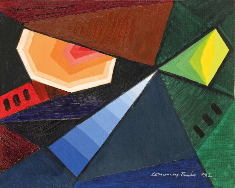 Lossonczy Tamás (1904-2009): Kompozíció, 1982