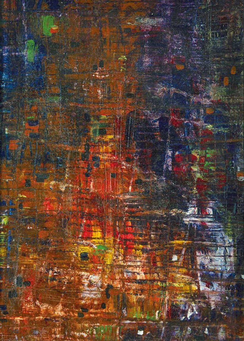 Gyarmathy Tihamér (1915-2005): Absztrakt kompozíció, 1969