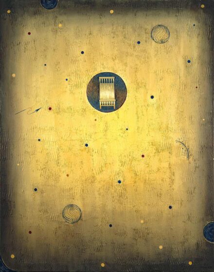 Várady Róbert (1950): Az ágy, Hommage à Flusser II., 1997
