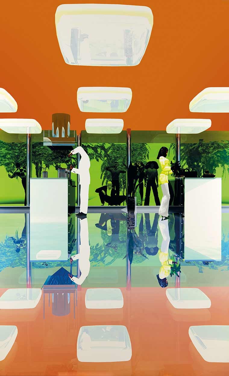 Szarka Péter (1964): Hungry Man is Angry Man-Konyha 2002, (edition 3/3,)