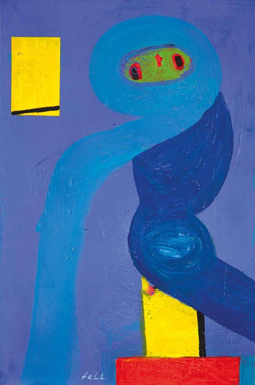 fe Lugossy László (1947): Kék a kékben, 2004