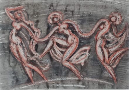 Papp Oszkár (1925-2011) : Tánc, 1983