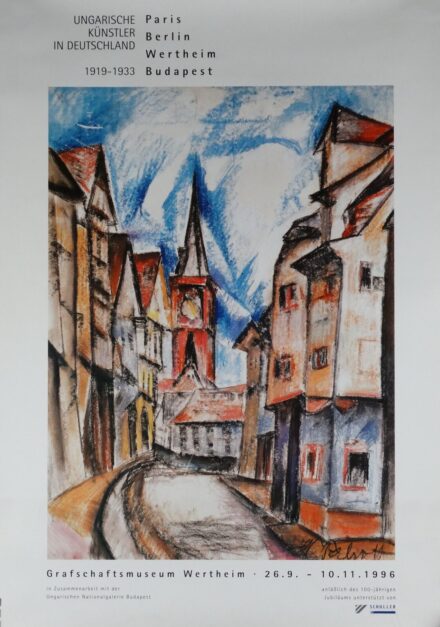 Perlrott Csaba Vilmos (1880-1955) : Kiállítási plakát, Wertheim, 1996