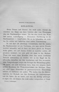 Freud, Sigmund Freud, Sigmund: Vorlesungen zur Einführung in die Psychoanalyse.