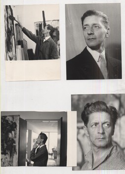 Kiállítási katalógus. Domanovszky Endre (1907-1974) festőművész kiállítása. Kiállítási katalógus. Domanovszky Endre (1907-1974) festőművész kiállítása. Budapesti Történeti Múzeum Vármúzeum, 1971. október 9 - november 8. Hozzá tartozik a festőművészt ábráz