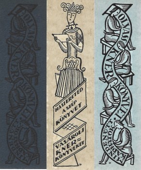 Könyvjelző. Kner könyvjelzők Divéky József grafikájával. Könyvjelző. Kner könyvjelzők Divéky József grafikájával, 3 db.