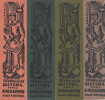Könyvjelző. Kner könyvjelzők Divéky József grafikájával. Könyvjelző. Kner könyvjelzők Divéky József grafikájával, 4 db.