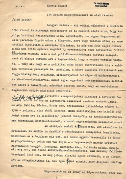Vas István (1910–1991)  Vas István (1910–1991) író, költő gépelt, aláírt kritikája Lengyel Balázs (1918-2007) A mai magyar líra c. kötetéről.