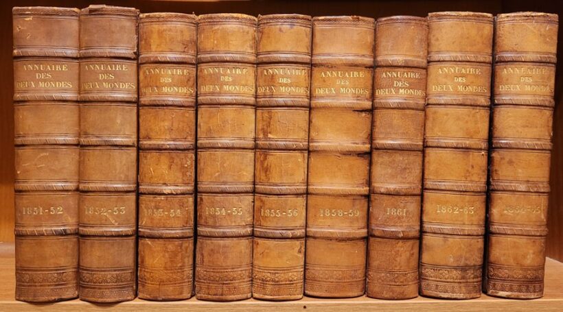 Annuaire des deux mondes.  Annuaire des deux mondes. Histoire générale des divers états. 1851-1865. I-IX. kötet.