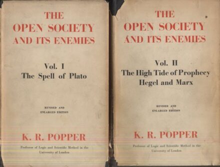 Popper, K(arl) R. Popper, K(arl) R.: The Open Society and Its Enemies: Volume I-II.Third Edition, Revised and Enlarged edition.