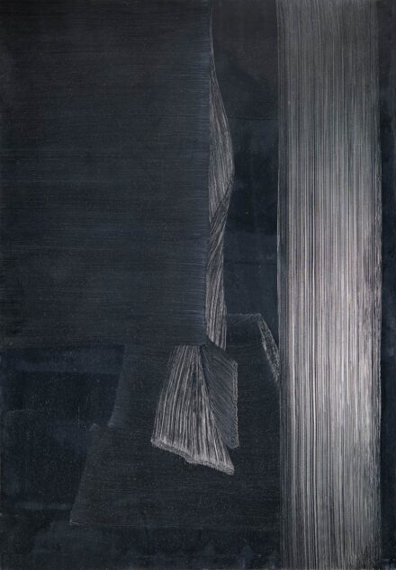 Nádler István (1938): Hommage á Giacometti II., 2004