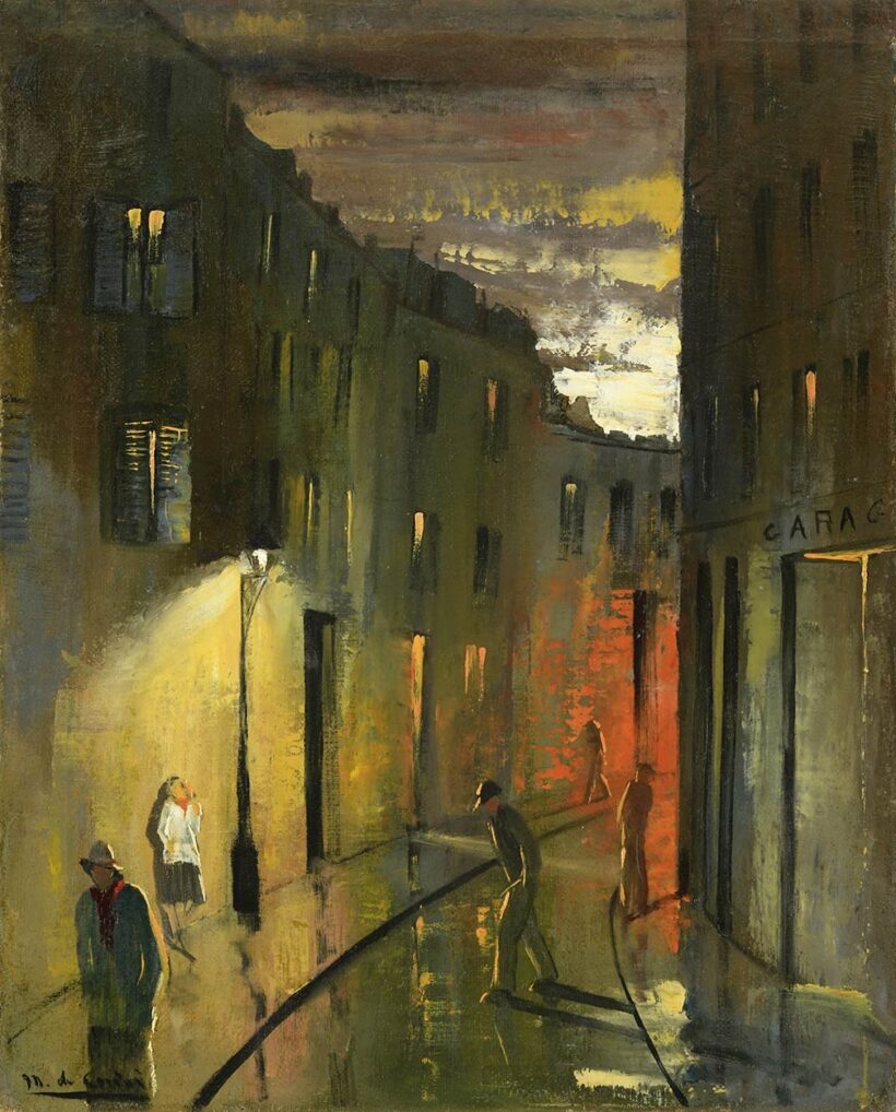Corini Margit (1897-1982): Éjszaka Párizsban