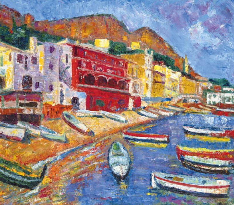 Vén Emil (1902-1984): Capri, 1973