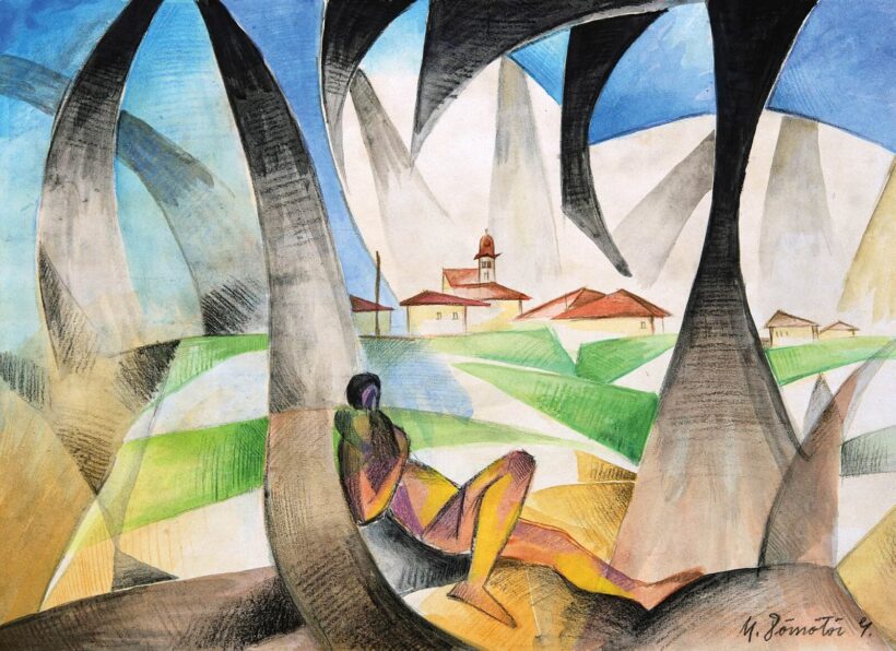 Dömötör Gizella (1894-1984): Fekvő akt