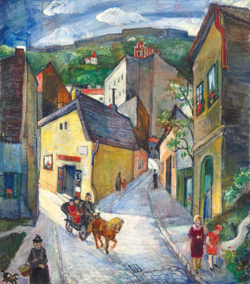 Róna Klára (1901-1987): Tabán, 1927