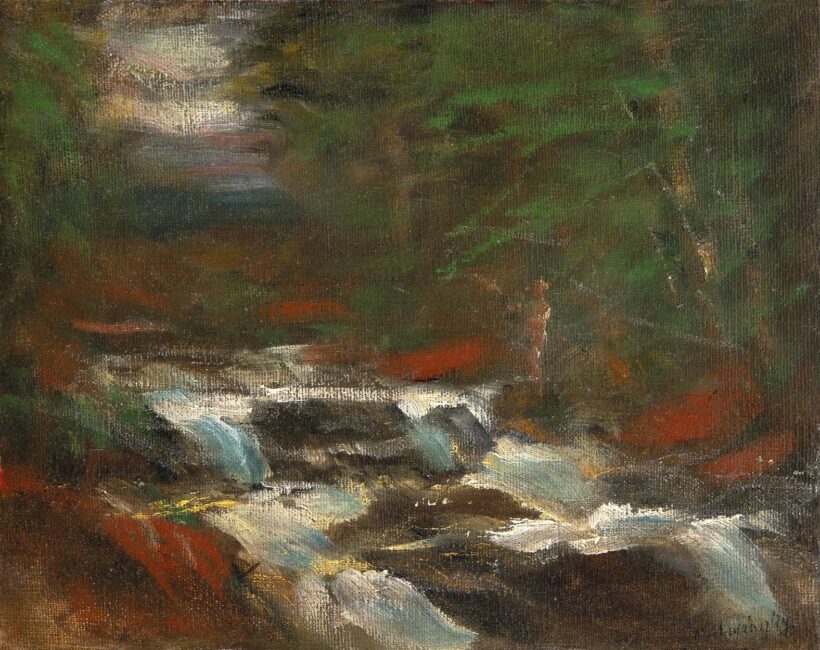 Mednyánszky László (1852-1919): Zúgó patak