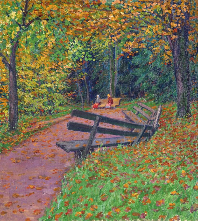 Kádár Géza (1878-1952): A Cinterem Nagybányán, 1912