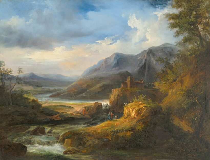 Markó András (1824-1895): Völgyben, 1868