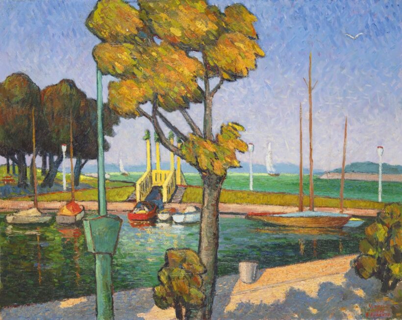 Újváry Lajos (1925 - 2006): Balatonföldvár, 1967