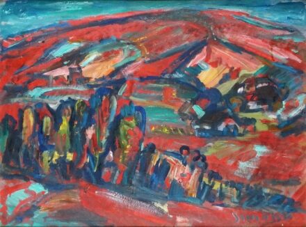 Simon Béla (1957): Vörös táj