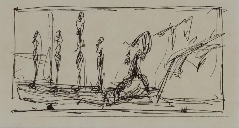 Alberto Giacometti (1901-1966): Rajz