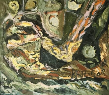 Krizbai Sándor (1949): Párna, 1991