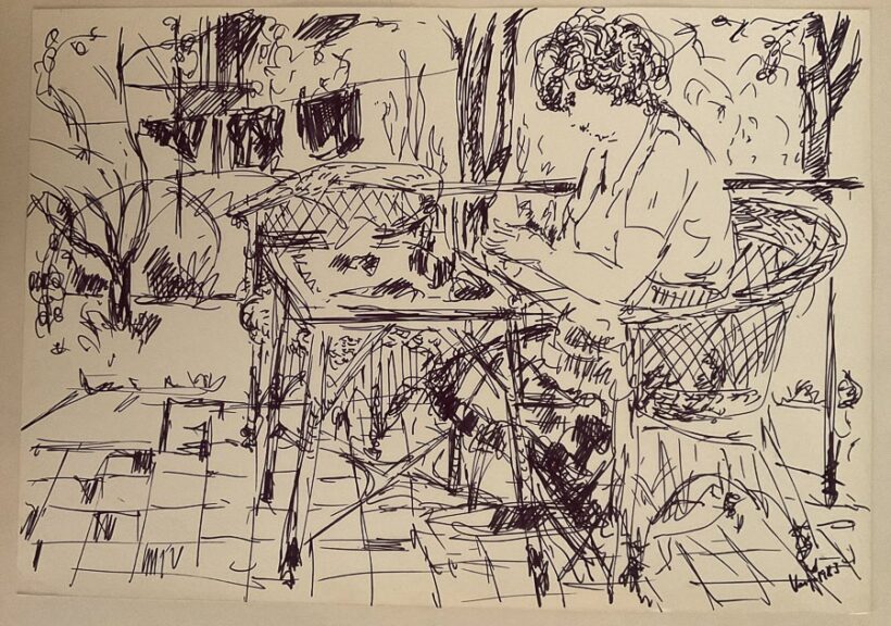 Varga József (1922-2021): Szabadidő I-II., 1983, 1986 (2db) - Image 2