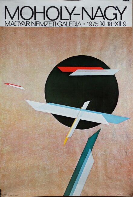 Kiállítási plakát: Moholy-Nagy, MNG 1975