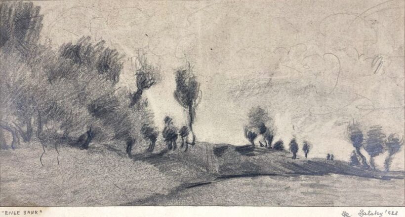 Pataky Tibor (1901-1978): Folyópart